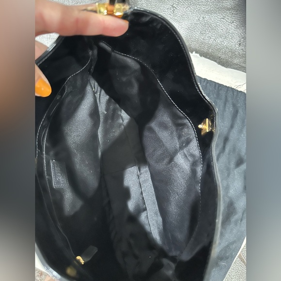 Gianni Versace leather black, tan and gold purse - Picture 15 of 17